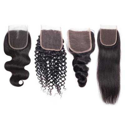 China Raw Hd Natural Wave Indian Lace Closure Hd Headband, 4x4 5x5 7x7 6x6 Hd Lace Closure, 13x6 Ear To Ear Lace Headband for sale