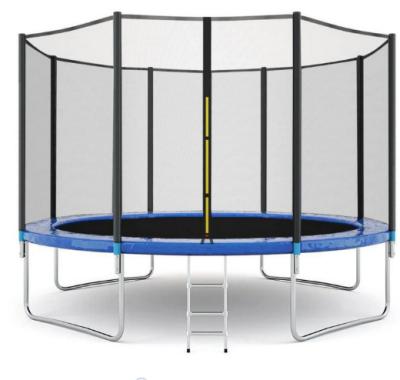 China With protective net hot sales children china outdoor trampoline with enclosures, 14ft trampoline manufacture for sale