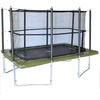 China manufacture sales 6+ 10x14ft trampoline rectangle for adults and children, outdoor jumping trampoline for sale