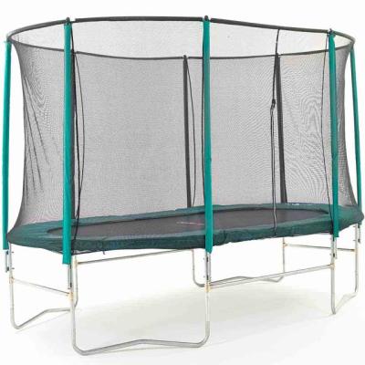 China 10x14ft Oval Safety High Bounce Rectangle Trampoline With 10x14ft Enclosure for sale