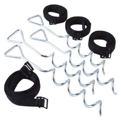 China 0.55mm PVC Trampoline Anchor Kit - Heavy Duty Tie Down System - Set of 4 - Tie Downs for sale