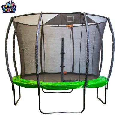 China PE 12FT 14ft cheap trampoline with safety fence net for sale