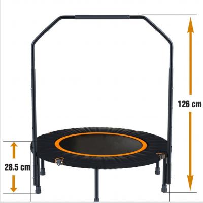 China Hot Sale PVC 40inch Bounce Spring Plating Indoor Fitness Trampoline for sale