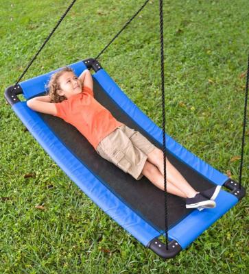 China Curved Square Lie Down Swing 60 Inch Square Curved Swing Set for sale