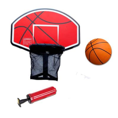 China Plastic Trampoline Basketball Hoop Backboard Set for sale