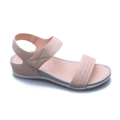 China High Quality Non-slip Casual Fashion Summer Sandals Comfortable Ladies Flat Sandals for sale