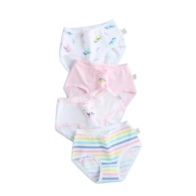 China High Quality Breathable Kids Underwear Copy 4 Pieces Pack Underwear For Girl Cotton Girls Underwear for sale