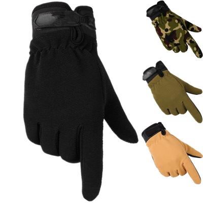 China Climb Work 24*10*5cm Donning Gloves Army Military Shooting Non-slip Donning Bicycle Tactical Gloves for sale