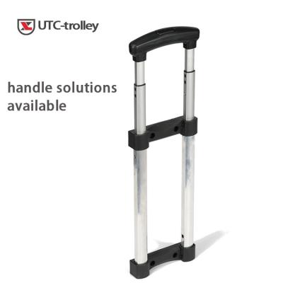 China Portable Luggage Trolley Handle China Supply To Provide Customized Folding Aluminum Trolley To Pull Out Handle For Instrument Case for sale