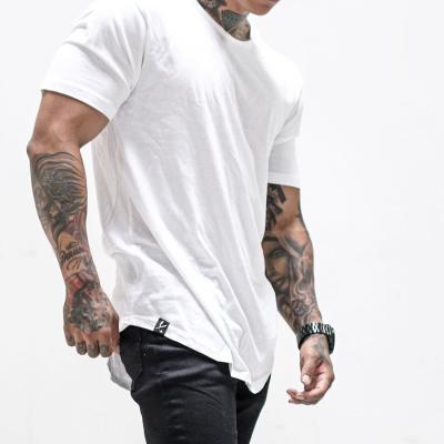 China New Design Anti-Wrinkle Men's Gym Sports T-shirt Running Quick Dry Muscle Fitness Top Tee for sale