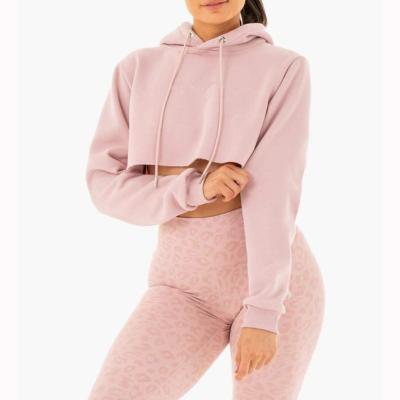 China 100% Customized Gym Wear Cotton Streetwear Sweatshirts Women Long Sleeves Hoodie Top QUICK DRY Top Apparel for sale