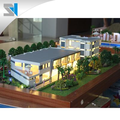 China Led Netherlands Beach Residence Building Model , Miniature Model House For Real Estates for sale