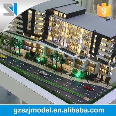 China Perfect Lighting Architecture Scale Model For Apartment, 1:100 Architectural Model Maker for sale