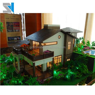 China Led Lightweight 1:25 Scale Outstanding Villa Model For Construction And Real Estate Promotion for sale