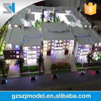 China Real Estate property for sale 3d printing of building model, residential home housing construction model for sale