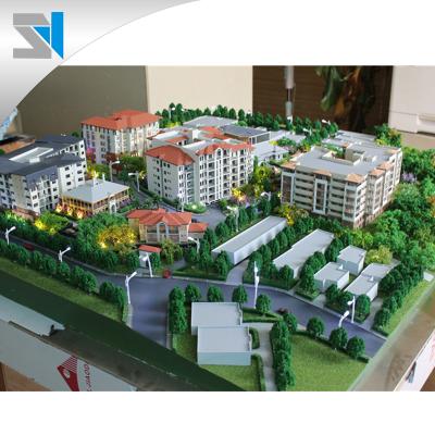 China Perfect Lighting Miniature Building Model Making, Magnificent Architectural Building Scale Model for sale