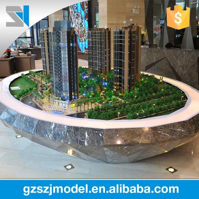 China Latest Residential Perfect Lighting Design And Department Architecture Mockup 3d Building Models for sale