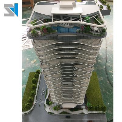 China Perfect lighting 3d printed construction model for high rise residential building for sale