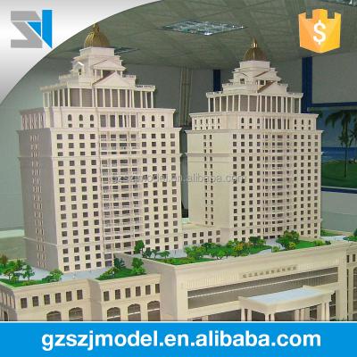 China Top Selling Perfect Lighting Commercial Hotels 1/500 Architecture Site Model for sale