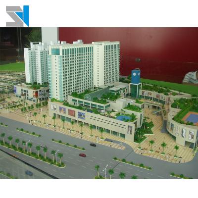 China Led light spring garden commercial building model for hotel and shopping mall, architectural model for sale