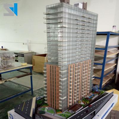 China Customized Perfect Lighting Ladder House Model, 3d Model Builder of Model Making Company for sale