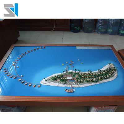 China Perfect Lighting Maldives Resort Model For Developer /Beach Villa Model /Scale Model Maker for sale