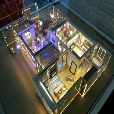 China Perfect Lighting Architectural Visualization Home Interior And Exterior Layout Scale Models Architectural Material for sale