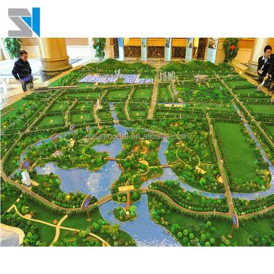 China Perfect lighting city planning model, large scale city model for planning and development for sale