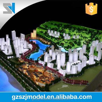 China Real Estate Property For Sale Miniature Town Planning Model For Bidding Project, Resin Architecture Model Creation for sale