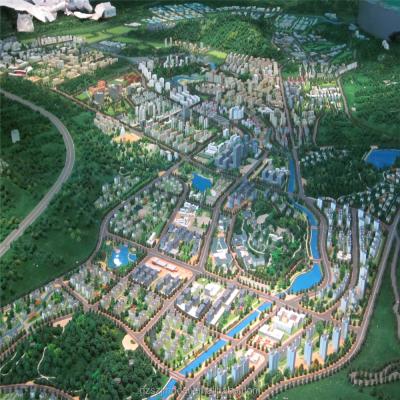 China Urban planning and perfect lighting scale model, master planning model for sale