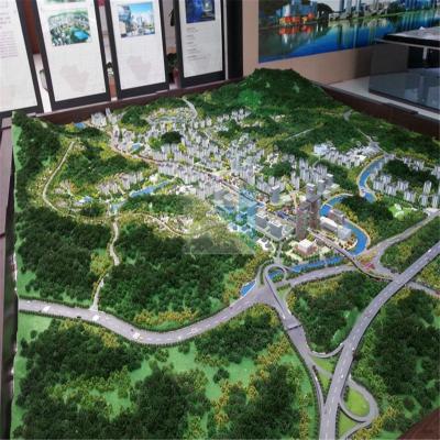 China Perfect lighting master urban planning model for government bidding, 3d model city for sale