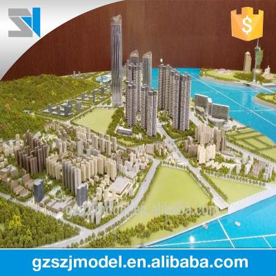 China Urban planning perfect lighting scale model for city development program for sale