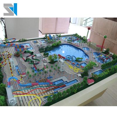 China Perfect Lighting 3D Water Park House Plan Building Model Making, Scale Model Making for sale