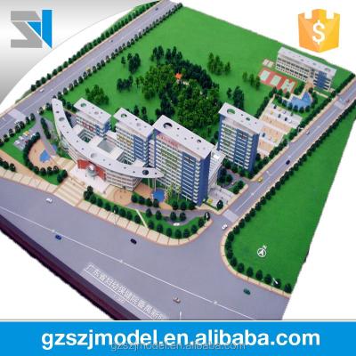 China For Real Estate Selling Hospital Bidding Model Architectural Project Building -3d Rendering for sale