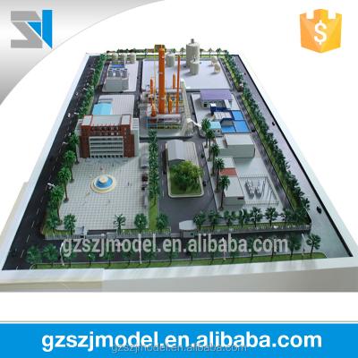 China Miniature Modeling Scale -3d model of ABS factory building for sale