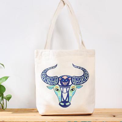 China Fashion Reusable Wholesale Canvas Bag Customizable Canvas Bag Can Be Recycled Cotton Canvas Shopping Bag for sale