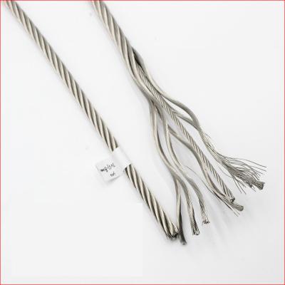 China Daily Life 304 Stainless Steel 7*7 7*19 1*7 1*19 Wire Rope Flexible High Tension High Galvanized Wire Rope 316 for sale