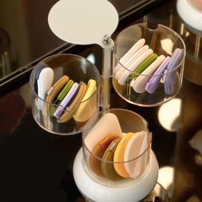 China Eco-friendly Plastic Air Cushion Makeup Sponge Powder Blast Organizer for sale