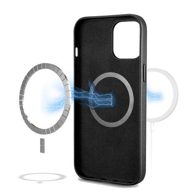 China Magsafing Shockproof Leather Phone Case For iPhone 12 Case Radio Mobile Phone Case 36+2 Charging Magnet Inside for sale