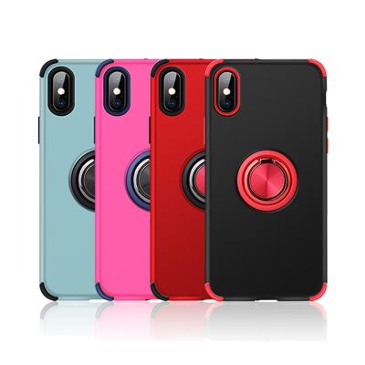 China Cool Tpu PC Accessories Mobile Phone Car Bracket Styling Combo Case With Ring Stand For Samsung S10/10E Phone Case for sale