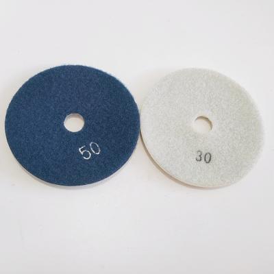 China 200mm Flexible Diamond Polishing Disc Wet Use Flexible Abrasive Pad For Granite Polishing for sale