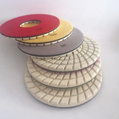 China Wet Polishing For Stone Diamond Grinding Wheel Disc Set Wholesale Flexible Wet Sanding Factory In China for sale