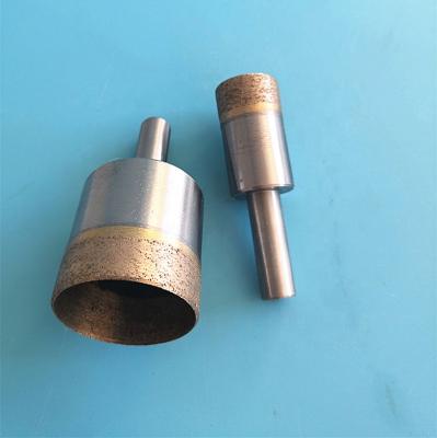 China Floor Drilling Taper Shank Core Drill Diamond Glass Stone Straight Drill Bit Set Stone Glass Drilling for sale