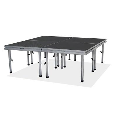 China 6082-T6 Kindawow Event Mini Stage Platform Cheap Portable Aluminum Adjustable Aluminum Stage for sale