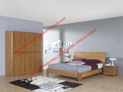 China Bentwood headboard screen Concise design bed by Row skeleton bedstead with spring mattress and wardrobe for sale