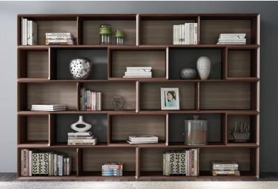 China Home Study room Office Furniture American Walnut Wood Combined Bookcase with Shelves by Classic Nordic design for sale