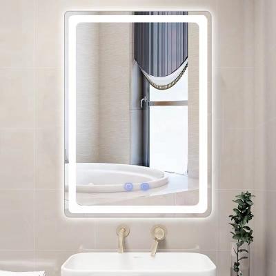 China Modern LED Hotel Home touch screen mirror smart mirror IP65 waterproof bathroom smart mirror touch screen for sale