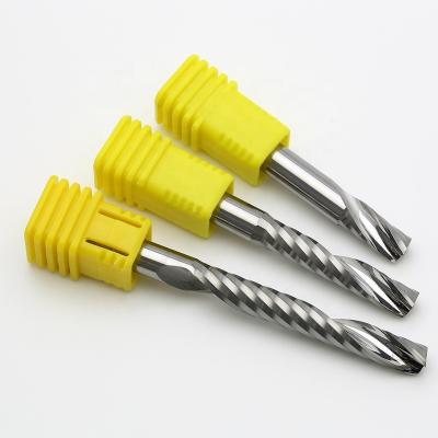 China Simple Plastic CNC Process Carbide Process Spiral Flute End Mill Cutting Tools Made in China for sale