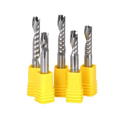 China Single Acrylic CNC Engraving Machines Milling Cutter Manufacturing Flute Countersink Cutter Acrylic Cutting Tools for sale