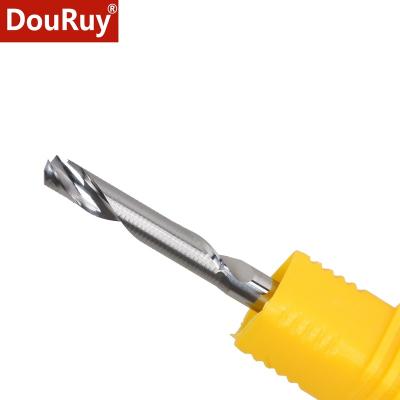 China Designed for Aluminum 6mm/8mm Cutters Carbide Milling Cutter Sharpening Engraving Lathe Cutting Machines 1 Flute End Mill Aluminum for sale